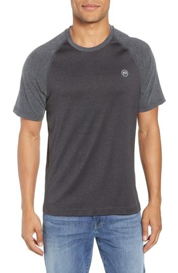 Men's Travis Mathew Bearing Raglan Performance T-shirt - Grey