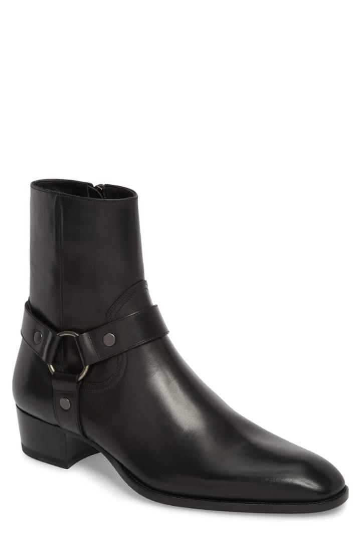Men's Saint Laurent Wyatt Harness Boot Us / 45eu - Black