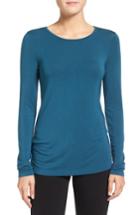 Women's Halogen Long Sleeve Modal Blend Tee - Blue/green