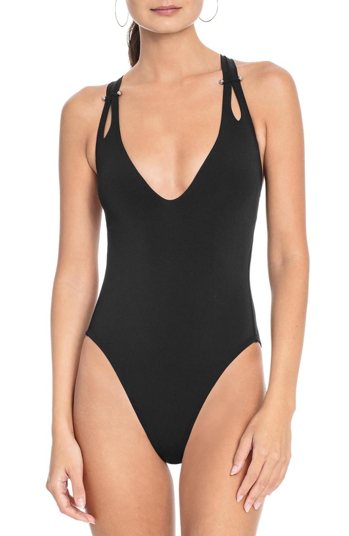 Women's Robin Piccone Luca One-piece Swimsuit - Black