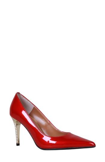 Women's J. Renee 'maressa' Pointy Toe Pump .5 W - Red