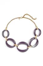 Women's Alexis Bittar Large Lucite Link Frontal Necklace