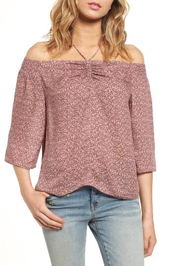 Women's Hinge Cinch Off The Shoulder Top