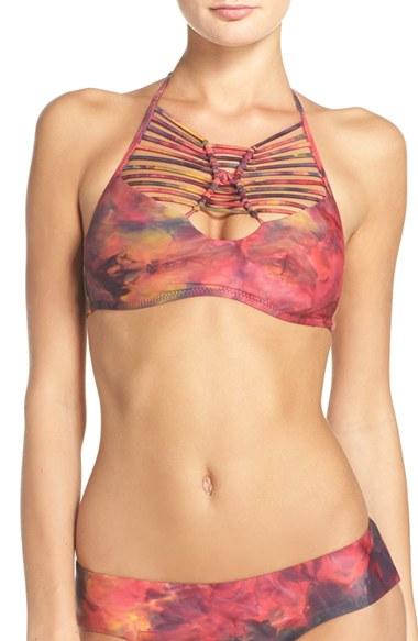 Women's Becca Chakra High Neck Bikini Top
