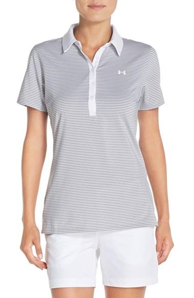 Women's Under Armour 'zinger' Stripe Polo