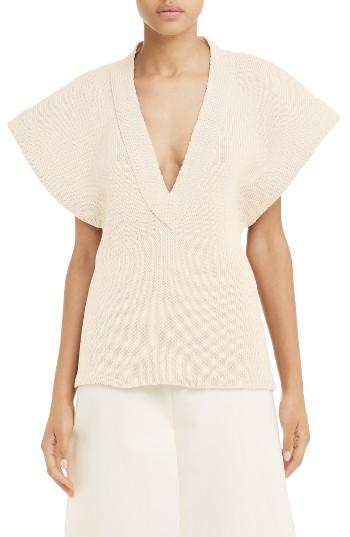 Women's Jacquemus La Maille Camargue Sweater Us / 36 Fr - White