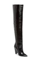 Women's Saint Laurent Niki Over The Knee Boot Us / 37eu - Black