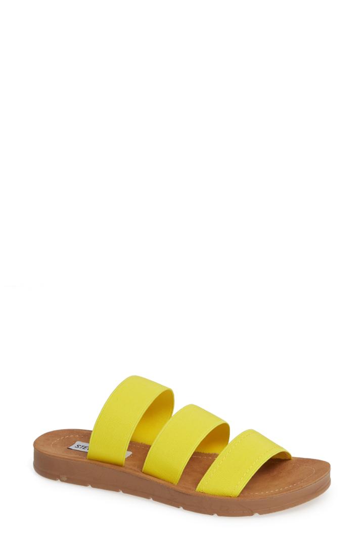 Women's Steve Madden Pascale Slide Sandal M - Yellow
