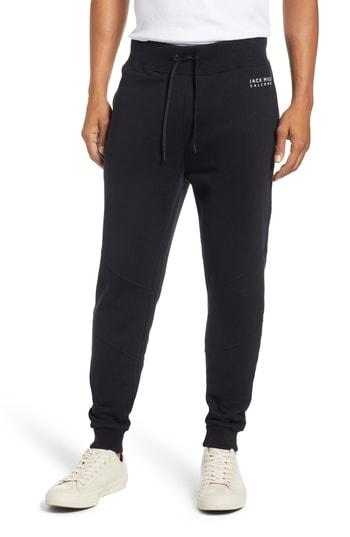 Men's Jack Wills Oakleigh Slim Fit Sweatpants - Black