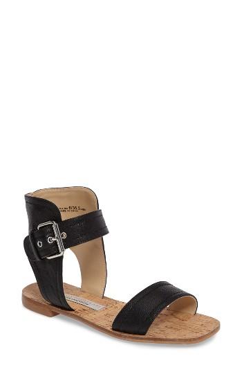 Women's Kristin Cavallari Tasteful Flat Sandal M - Black