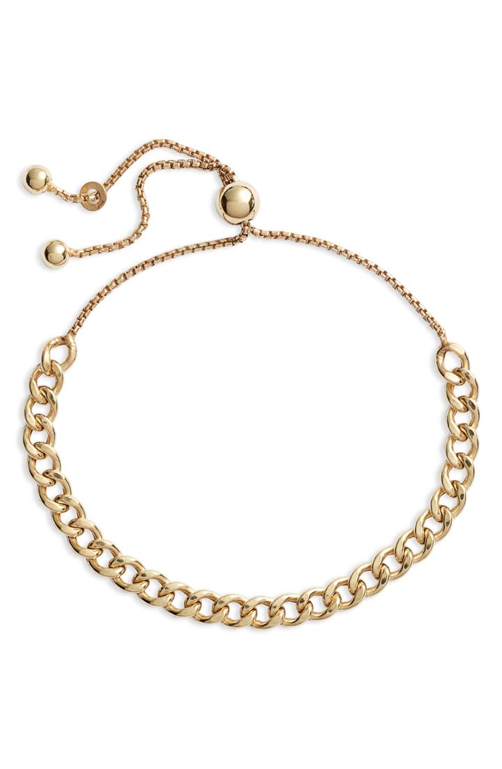 Women's Argento Vivo Adjustable Slide Chain Bracelet
