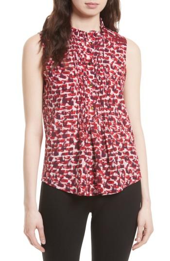 Women's Kate Spade New York Silk Sleeveless Top