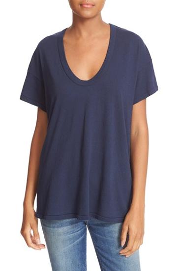 Women's The Great. U-neck Cotton Tee