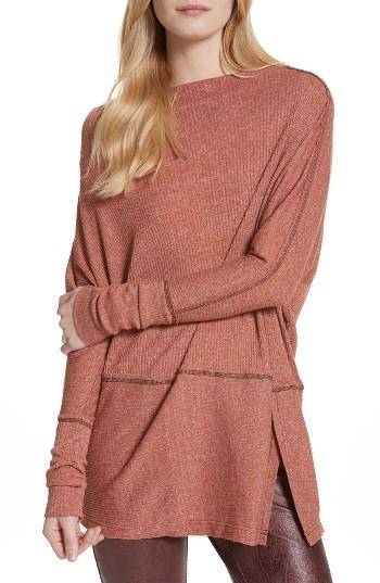 Women's Free People Londontown Thermal Tee - Red