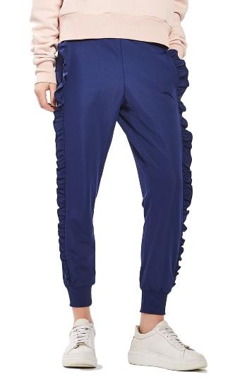 Women's Topshop Ruffle Jogger Pants