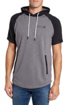 Men's Under Armour Sportstyle Short Sleeve Hoodie, Size - Grey
