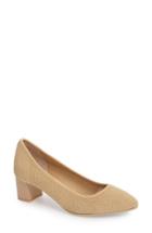 Women's Sudini Barclay Stretch Woven Pump M - Beige