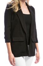 Women's Gibson Notch Collar Cotton Blend Blazer, Size - Ivory