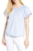 Women's Vineyard Vines Peasant Blouse - Purple