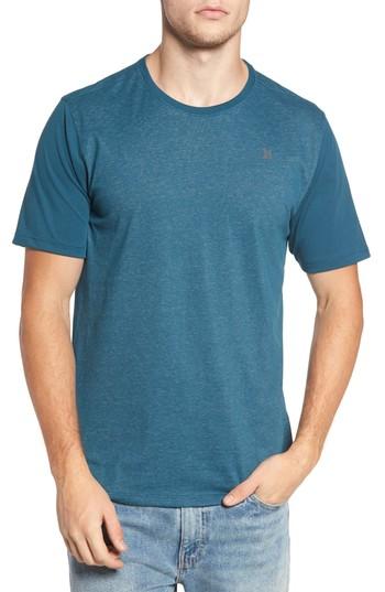 Men's Hurley Lagos Snapper Dri-fit T-shirt, Size - Blue