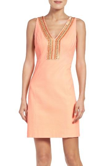 Women's Lilly Pulitzer Embellished Sheath Dress