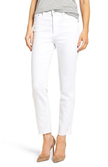 Women's Ag The Isabelle High Waist Crop Straight Leg Jeans