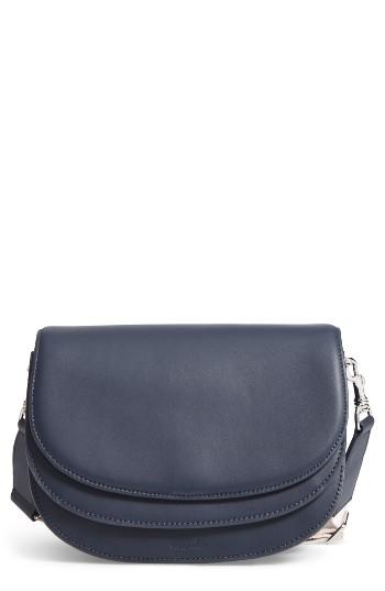 Steven Alan Landon Leather Crossbody Bag - Blue