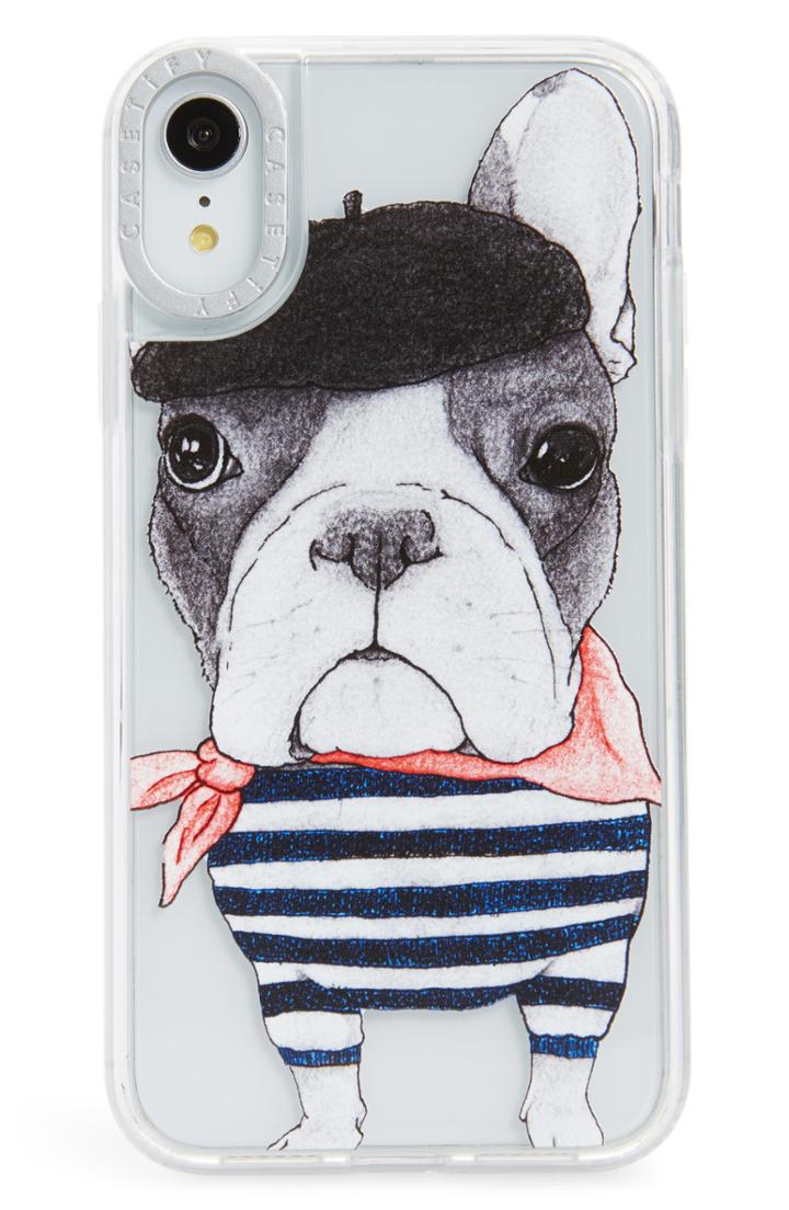 Casetify French Bulldog Grip Iphone X/xs, Xr & X Max Case -