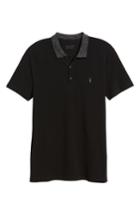 Men's Allsaints Baytown Slim Fit Polo, Size - Black