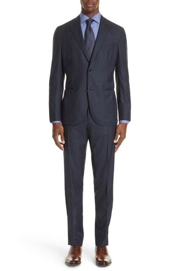 Men's Boglioli Trim Fit Stripe Wool Suit