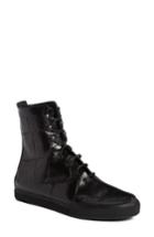 Women's Loewe Croc Embossed Lace-up Boot .5us / 36eu - Black