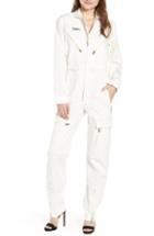 Women's I.am. Gia Neo-noir Boiler Jumpsuit - White