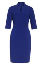 Petite Women's Tahari Sheath Dress P - Blue