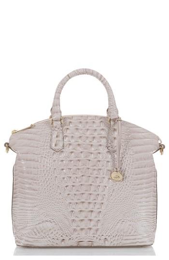Brahmin 'melbourne - Large Duxbury' Satchel - Grey