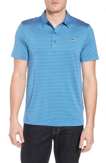 Men's Lacoste Stripe Polo (3xl) - Blue