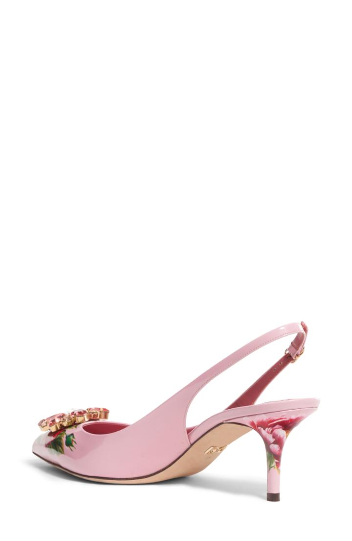 Women's Dolce & Gabbana Floral Slingback Pump