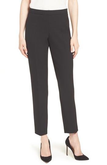 Women's Boss Ponte Knit Ankle Pants - Black