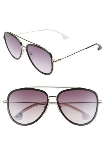 Women's Alice + Olivia Lincoln 58mm Aviator Sunglasses -