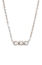 Women's Bony Levy Maya 3-stone Horizontal Necklace (nordstrom Exclusive)
