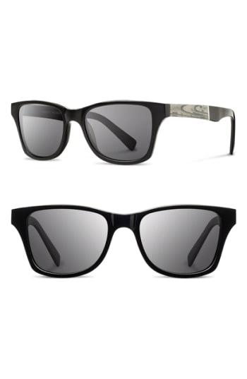 Men's Shwood 'canby - Newspaper' 54mm Polarized Sunglasses -