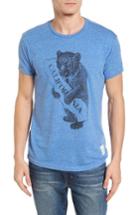 Men's Retro Brand California Republic T-shirt - Blue
