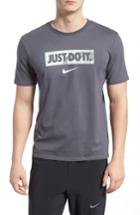 Men's Nike Dry Hoops T-shirt - Grey