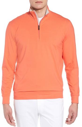 Men's Bobby Jones Pto Liquid Stretch Quarter Zip Pullover - Pink