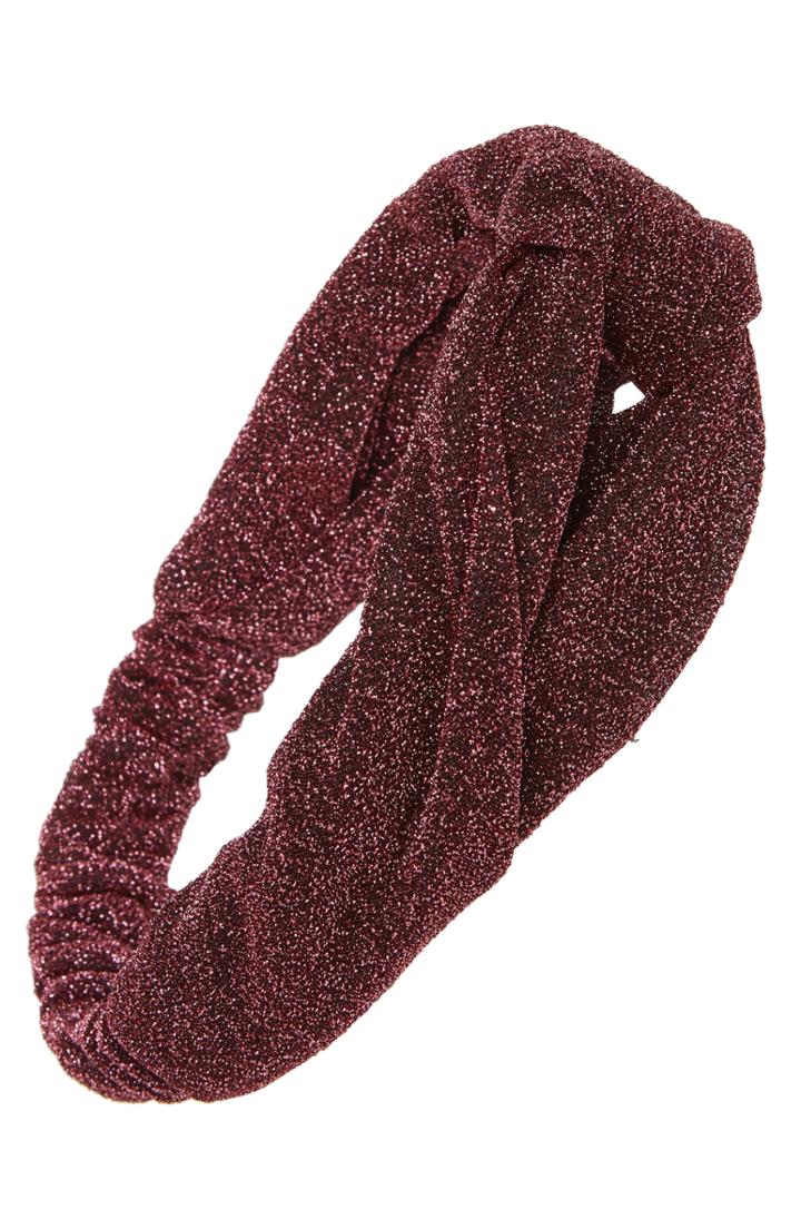 Tasha Metallic Head Wrap, Size - Pink