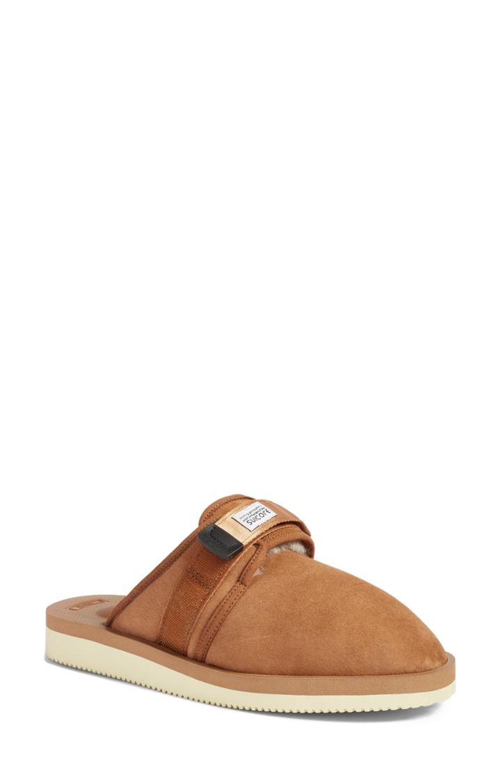 Men's Suicoke Zavo-vm2 Genuine Shearling Slipper