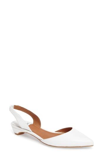 Women's Jeffrey Campbell Shree Slingback Pump M - White