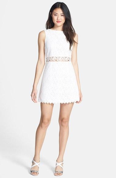 Jarlo 'aspen' Lace Cotton Minidress