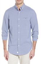 Men's Vineyard Vines Grand Cay Tucker Regular Fit Gingham Performance Sport Shirt - Blue
