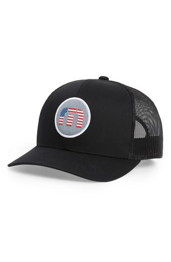 Men's Travis Mathew Claery Trucker Hat - Black