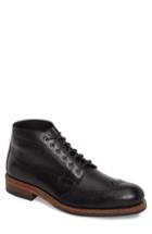 Men's Wolverine Harwell Wingtip Boot D - Black